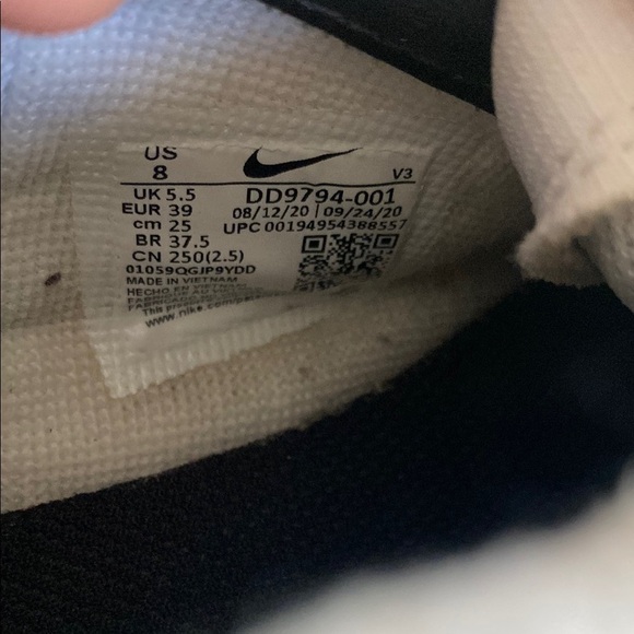 Nike AF1 Shadow Stars DD9794-001 Women’s Black/Bright Crimson Sneakers Size 8 - Picture 2 of 12